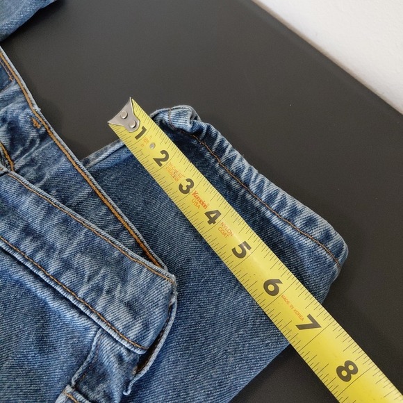 VINTAGE Levi's 512 Denim Jeans Size 14 USA Slim Fit Tapered Leg "R" Only Tag - Picture 8 of 13